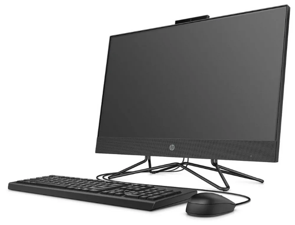 Моноблок HP 205 G4, 23,8", AMD Ryzen 3 3250U, 8Гб/256Гб, FreeDOS, Чёрный