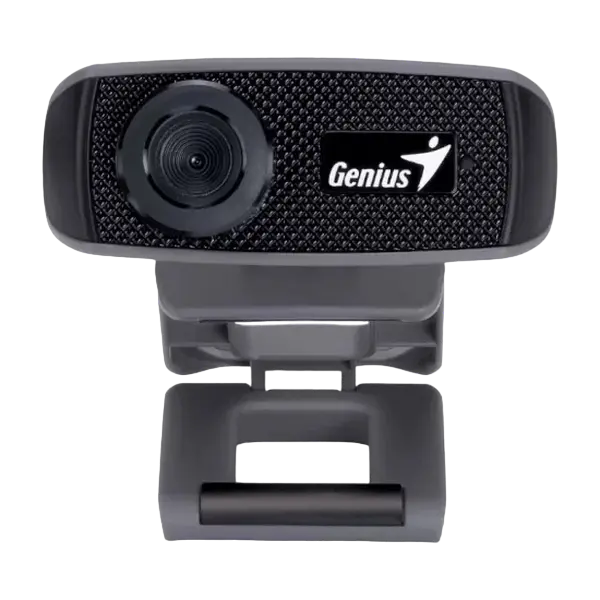 Веб-камера Genius FaceCam 1000X V2, HD 720p, Чёрный