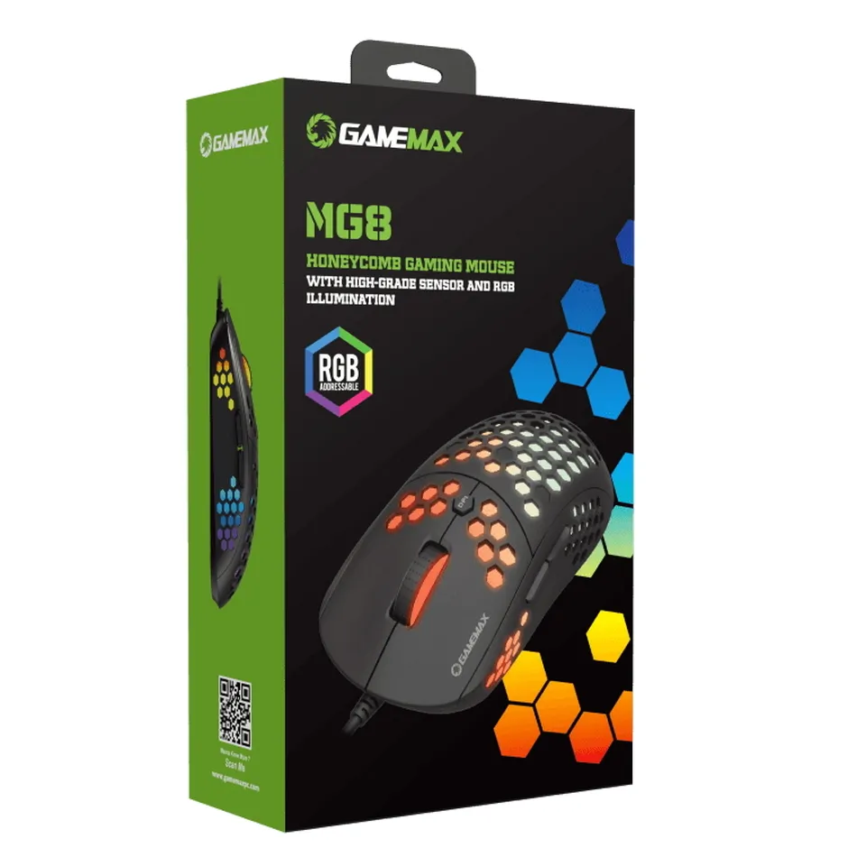 Gaming Mouse Gamemax MG8, Negru