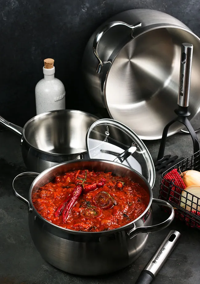 Cratiță Polaris Pot Sonata-24C, 6,5L, 24cm, Oțel inoxidabil