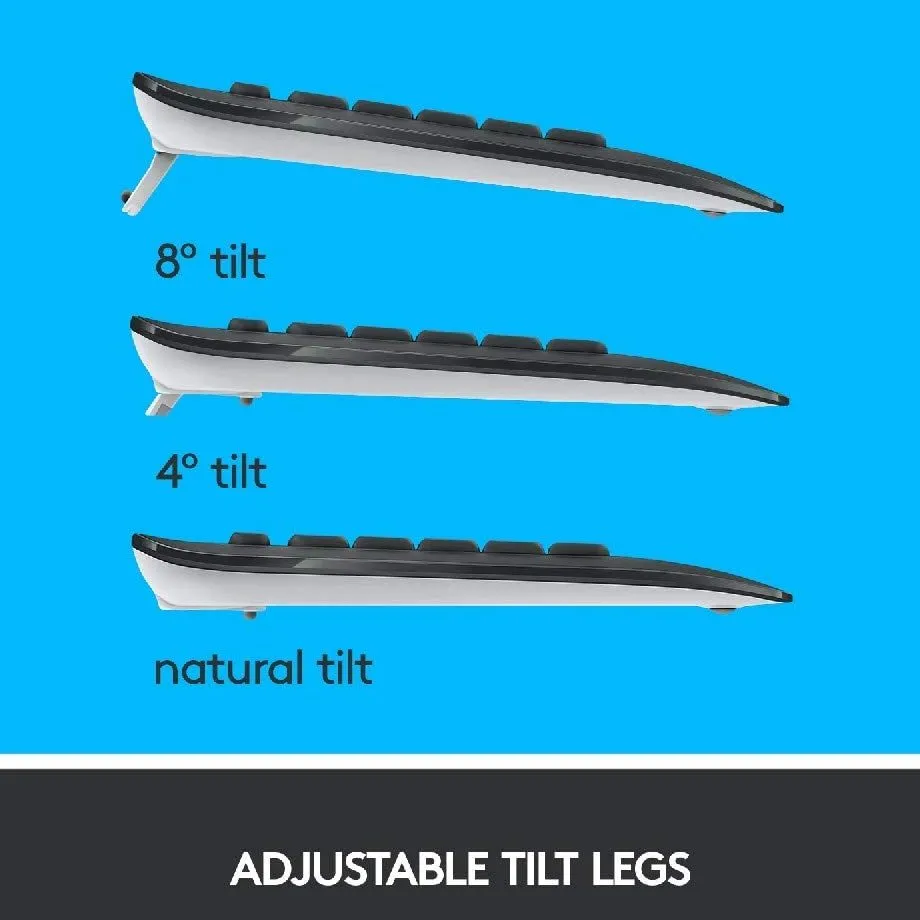 Клавиатура и мышь Logitech MK540, Беспроводное, Чёрный