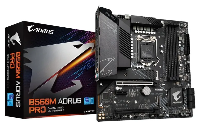 Материнская плата Gigabyte B560M AORUS PRO, LGA1200, Intel B560, Micro-ATX