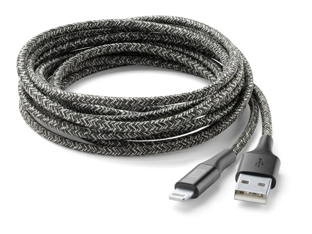 Lightning Cable Cellular, Long MFI, 2.5M, Black