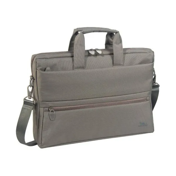 Geantă pentru Laptop RivaCase Tiergarten, 15.6", Poliester, Bej