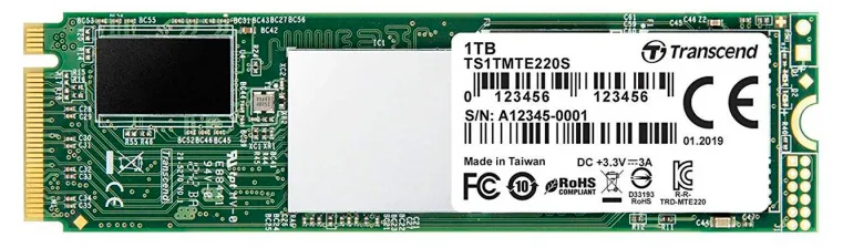 Накопитель SSD Transcend 220S, 1000Гб, TS1TMTE220S