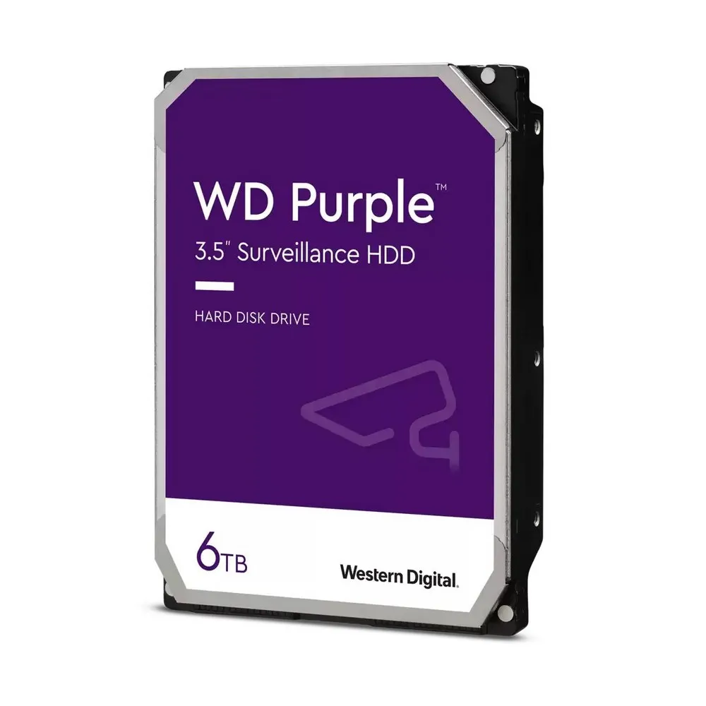 Жесткий диск Western Digital WD Purple, 3.5", 6 ТБ <WD62PURZ>