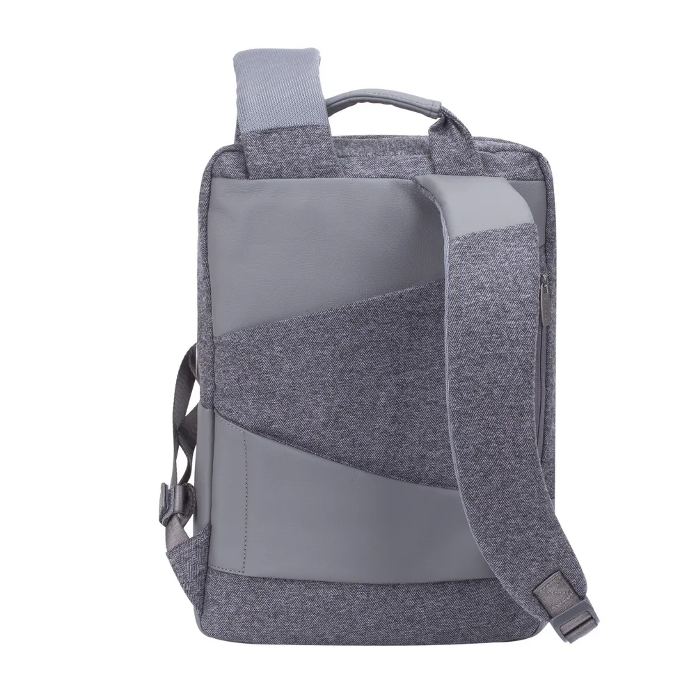 Rucsac pentru Laptop RivaCase Egmont, 15.6", Poliester, Gri