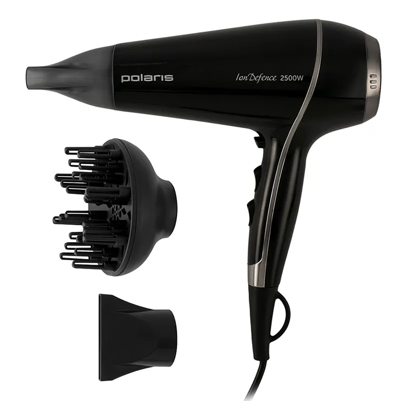 Uscător de păr Polaris PHD 2503TDi, 2500 W, Negru