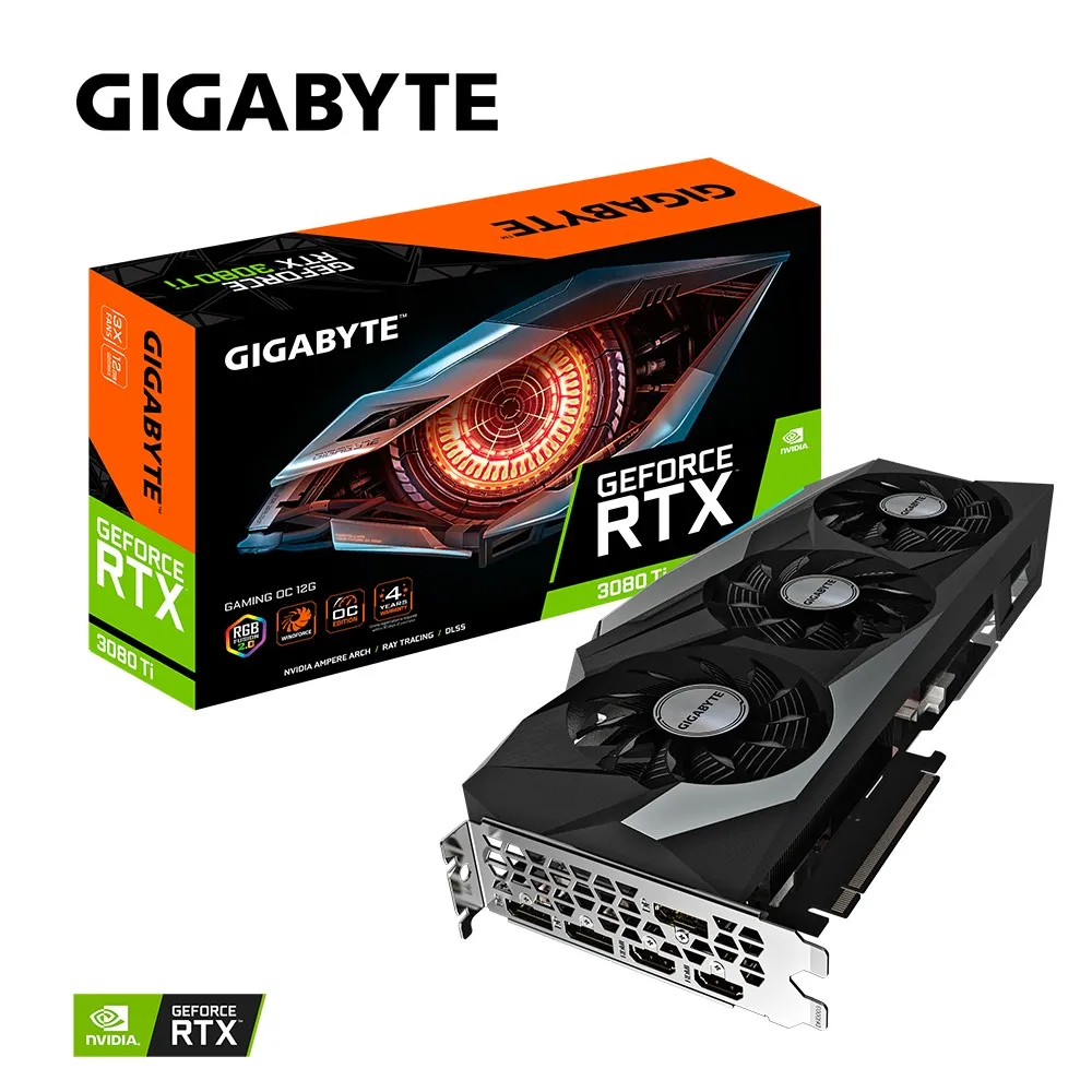 Placă Video Gigabyte GV-N308TGAMING OC-12GD, 12GB GDDR6X 384bit