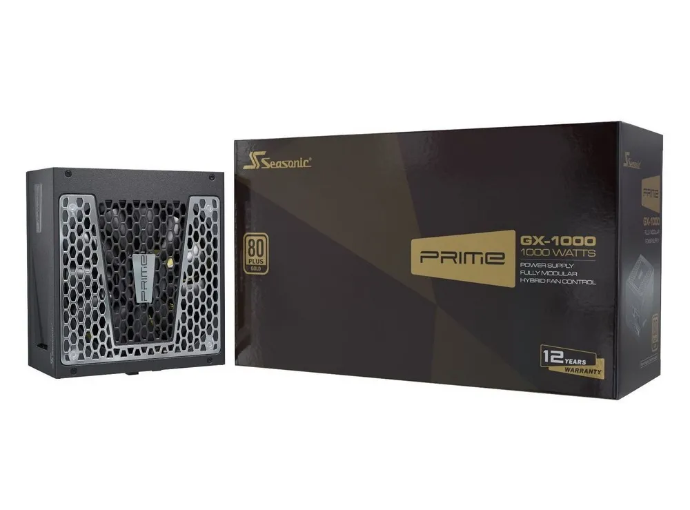Блок питания для компьютеров Seasonic Prime GX, 1000Вт, ATX, Полностью модульный