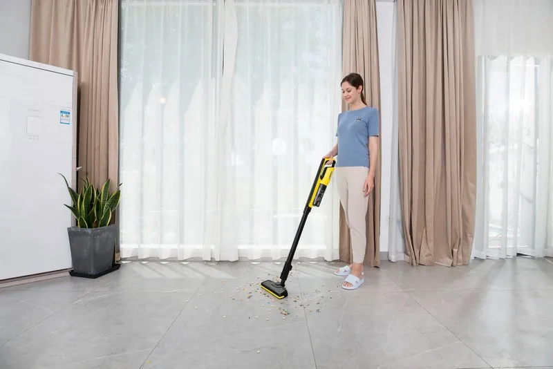 Aspirator Vertical Karcher VC 4S Cordless, Galben | Negru