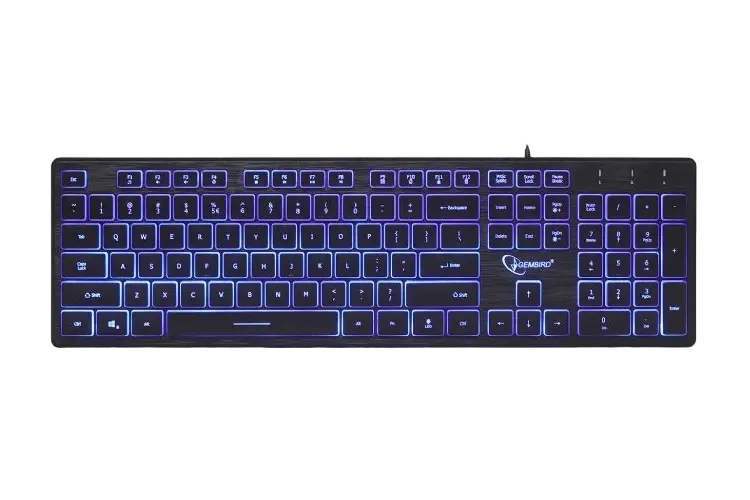 Tastatură Gembird KB-UML3-01-RU, Cu fir, Negru