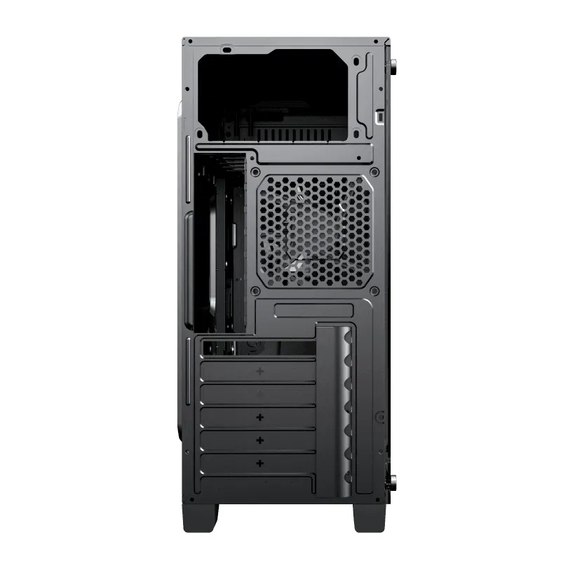 Carcasă PC Gamemax Nova N6, Midi-Tower, ATX, Negru