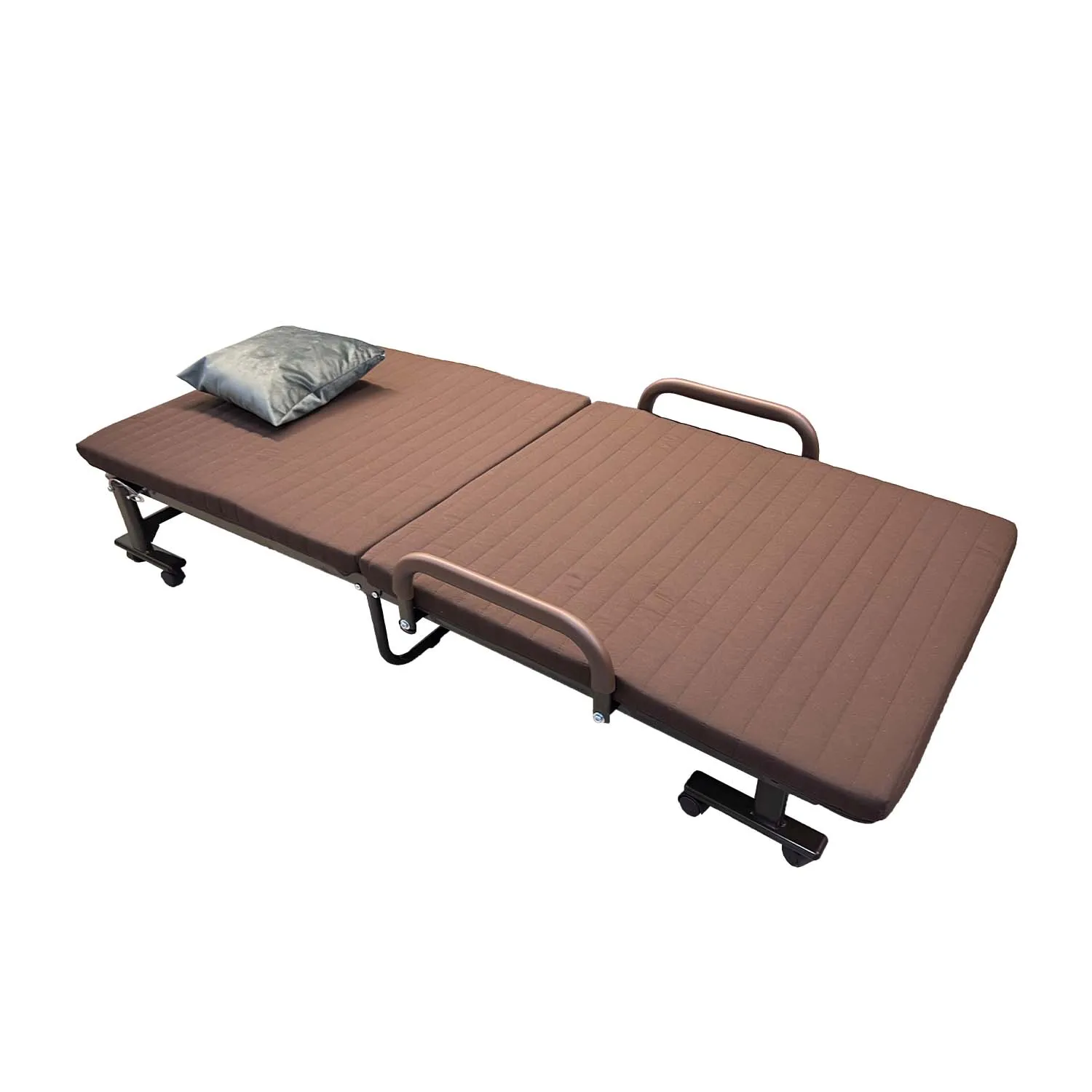 Pat pliabil cu saltea Waltz L80 (Maro)