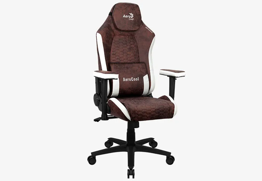 Gaming Chair AeroCool Crown AeroSuede Burgundy Red, User max load up to 150kg / height 170-190cm