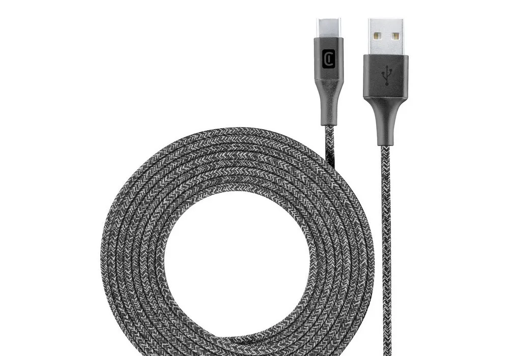 Type-C Cable Cellular, Long, 2.5M, Black