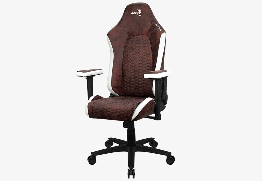 Gaming Chair AeroCool Crown AeroSuede Burgundy Red, User max load up to 150kg / height 170-190cm