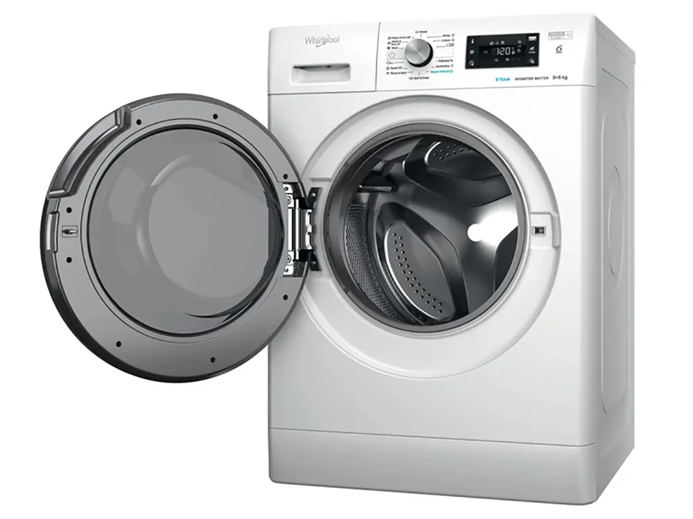 Mașină de spălat cu uscător Whirlpool FFWDB 864349 BV EE, 8kg, Alb