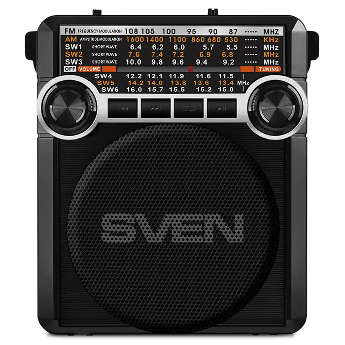 Radio portabil SVEN SRP-355, Negru