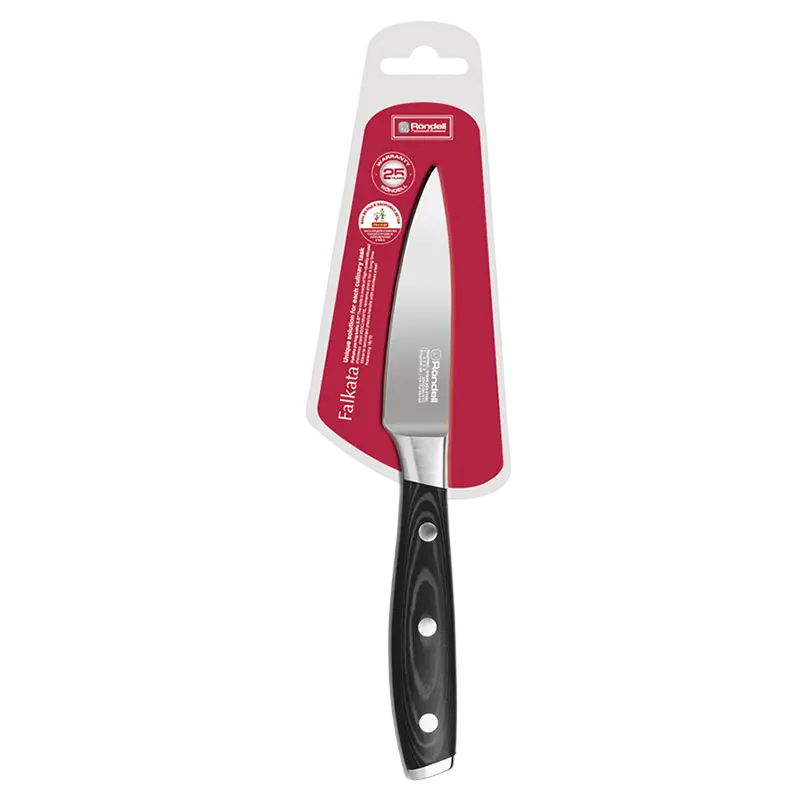 Cuțit pentru curățarea legumelor Rondell Falkata, Negru