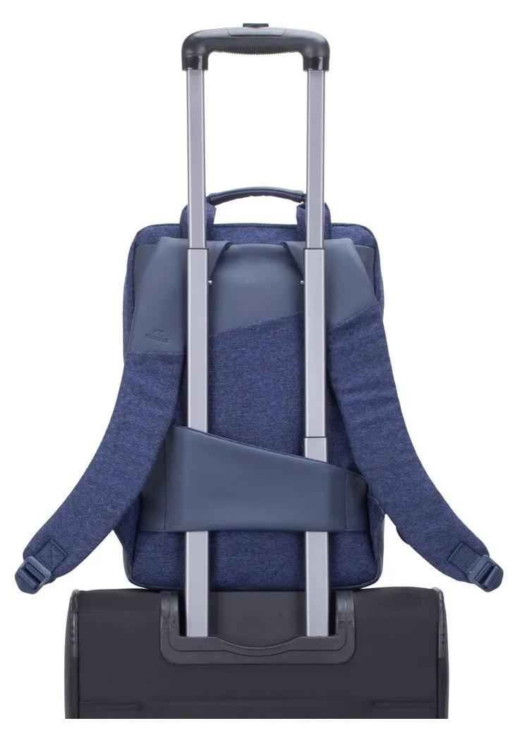 Rucsac pentru Laptop RivaCase Egmont, 15.6", Poliester, Albastru