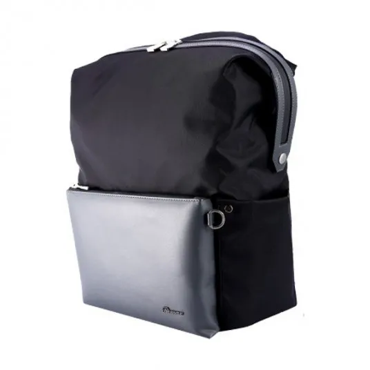 Rucsac zilnic Remax Double 566, 15.6", Nailon, Negru