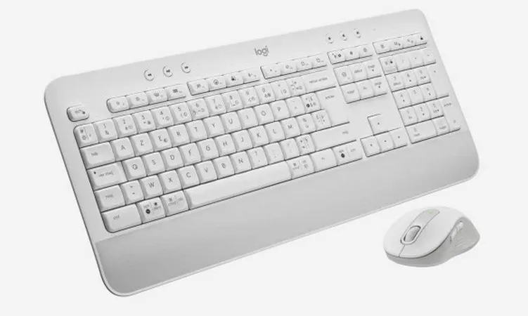 Клавиатура и мышь Logitech MK650, Беспроводное, Белый