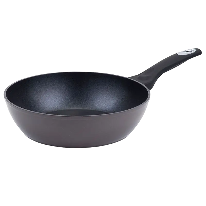 Сковорода глубокая RESTO 93032, 26см, Чёрный