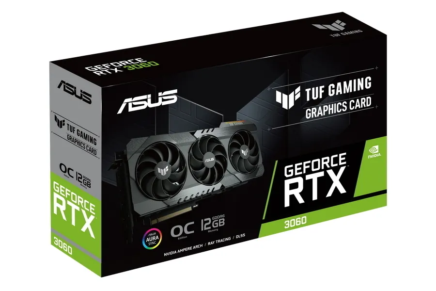 Placă Video ASUS TUF-RTX3060-O12G-V2-GAMING, 12GB GDDR6 192bit