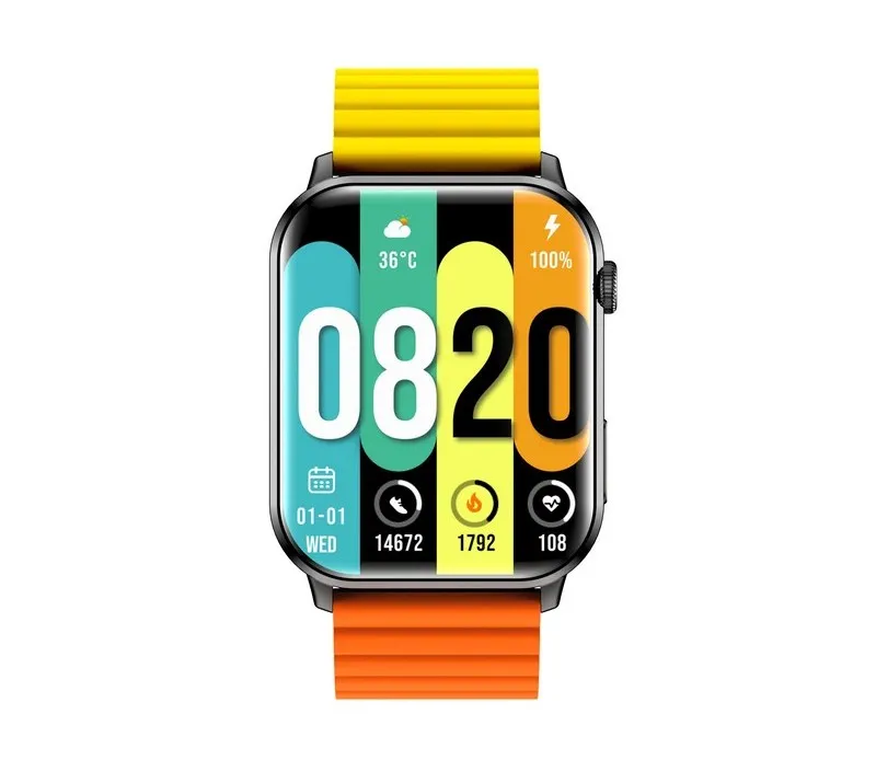 Ceas inteligent Kieslect Ks, Portocaliu | Galben