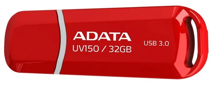 USB Flash накопитель ADATA UV150, 32Гб, Красный