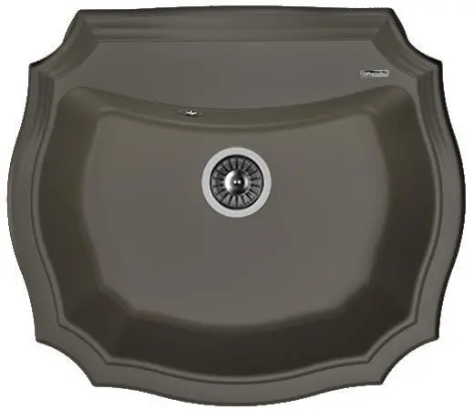 Кухонная мойка из кварца Florentina EMILIYA 640 Antracit