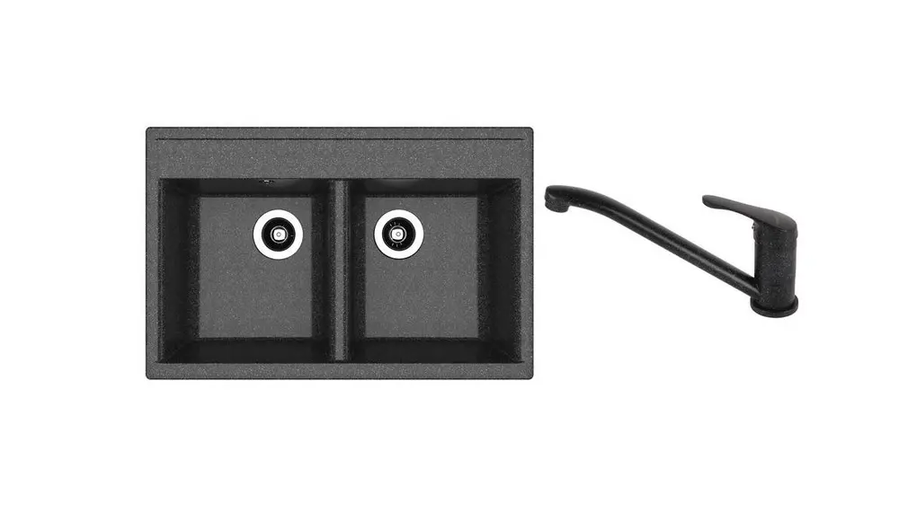 НАБОР раковины Dr Gans Astra 780 + SanDonna F 1066 чёрный