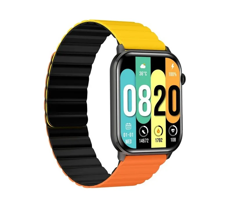 Ceas inteligent Kieslect Ks, Portocaliu | Galben