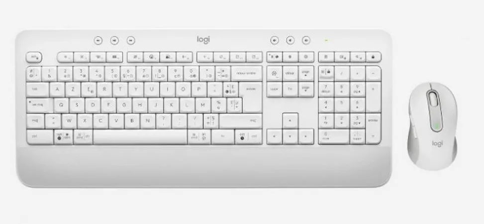 Клавиатура и мышь Logitech MK650, Беспроводное, Белый
