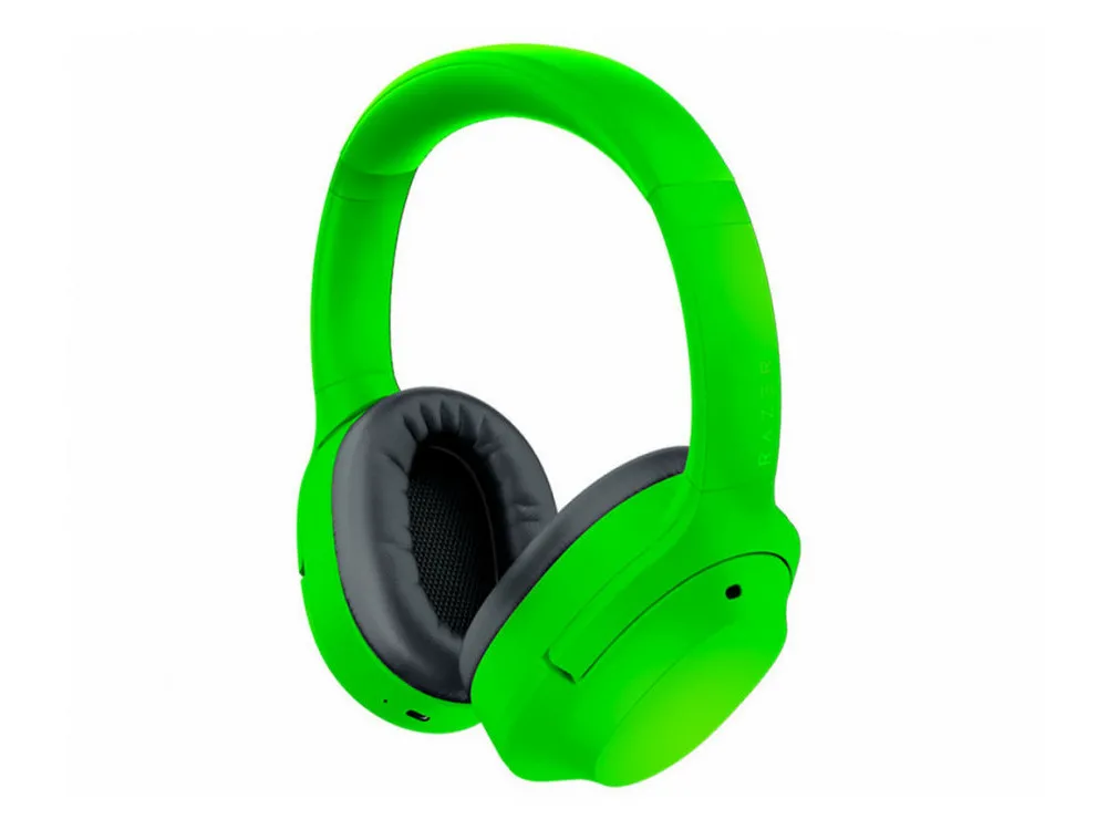 Wireless Gaming Headset Razer Opus X, 2x40mm drivers, 20-20kHz, ANC, 270g., 30-40hrs, BT 5.0, Green