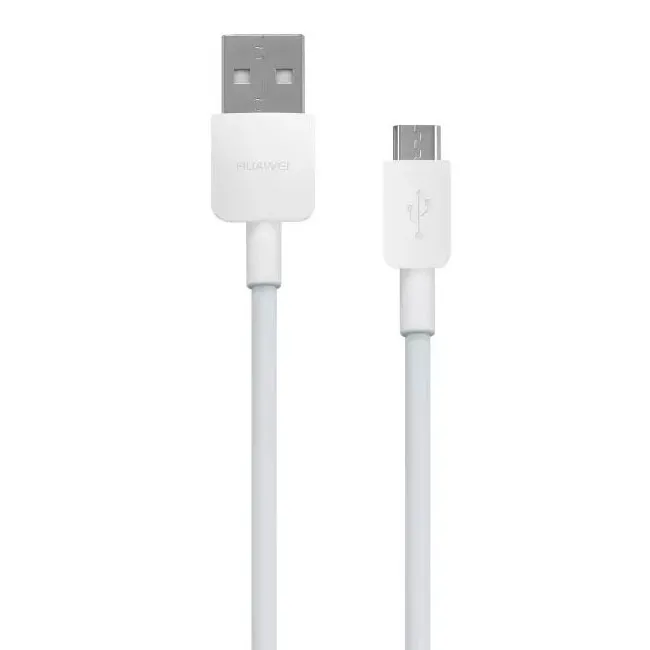 Cablu încărcare și sincronizare Huawei CP70, USB Type-A/micro-USB, 1m, Alb