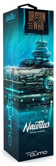 Mouse Pad pentru jocuri QUMO Nautilus, Small, Multicolor