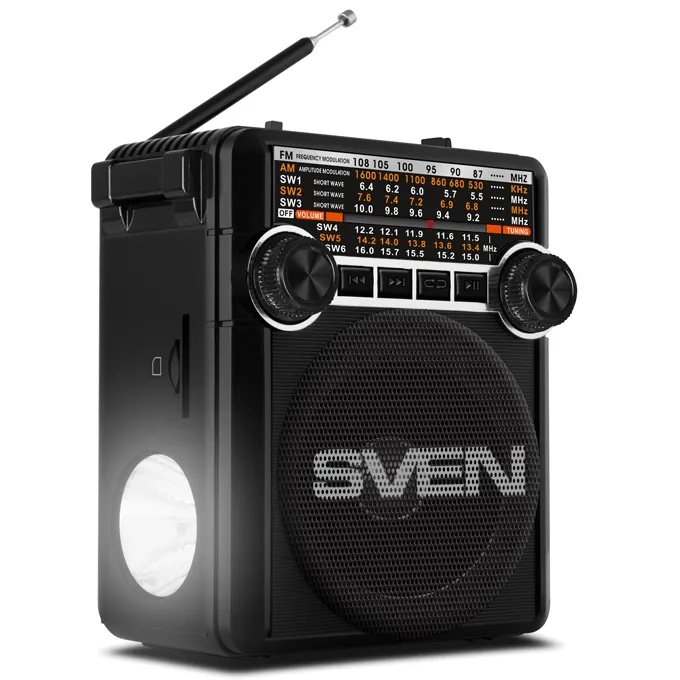 Radio portabil SVEN SRP-355, Negru