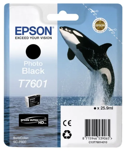 Ink Cartridge Epson T760 SC-P600 Photo Black, C13T76014010