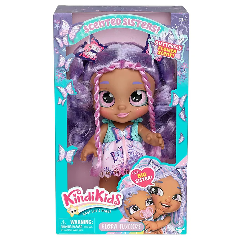 Papușa KindiKids S6 Scented Big Sis, Violet
