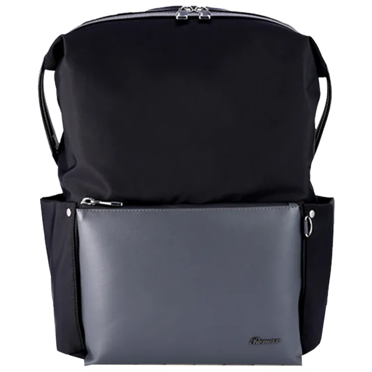 Rucsac zilnic Remax Double 566, 15.6", Nailon, Negru