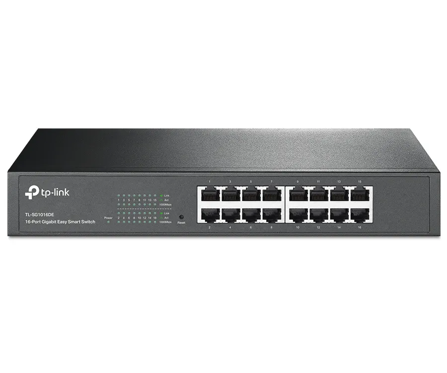 Сетевой коммутатор TP-LINK TL-SG1016DE, 16x 10/100/1000 Мбит/с