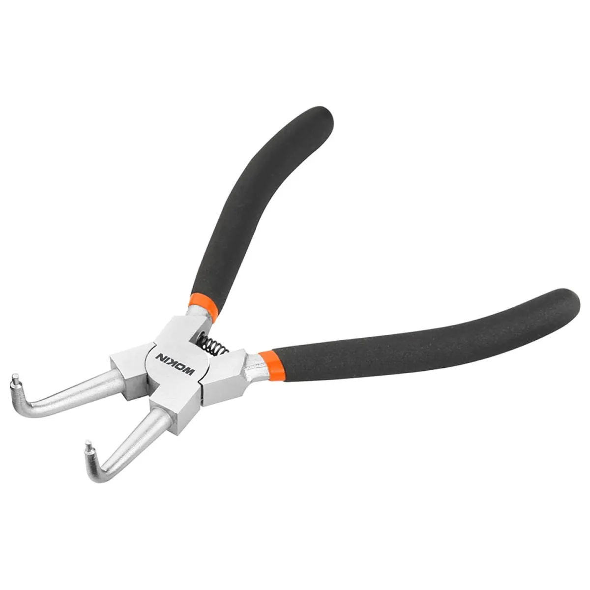 Набор съемников для наружных и внешних стопорных колец WOKIN 4 предмета, 180 мм, прямые/изогнутые