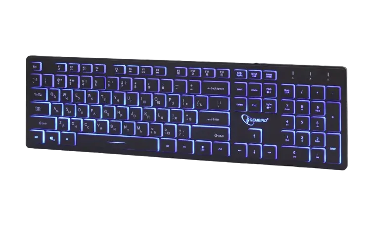 Tastatură Gembird KB-UML3-01-RU, Cu fir, Negru