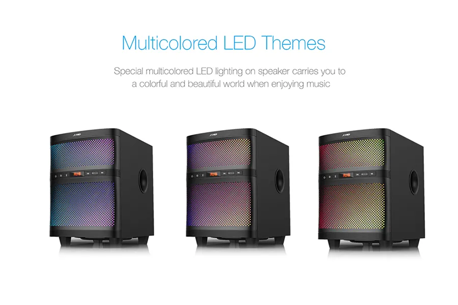 Компьютерные колонки 2.1 F&D F580X, Чёрный