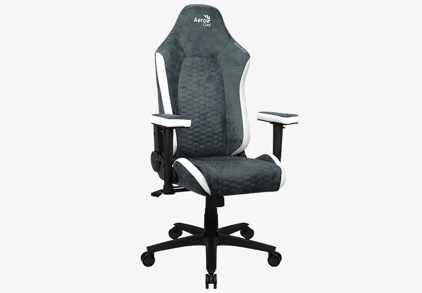 Gaming Chair AeroCool Crown AeroSuede Steel Blue, User max load up to 150kg / height 170-190cm
