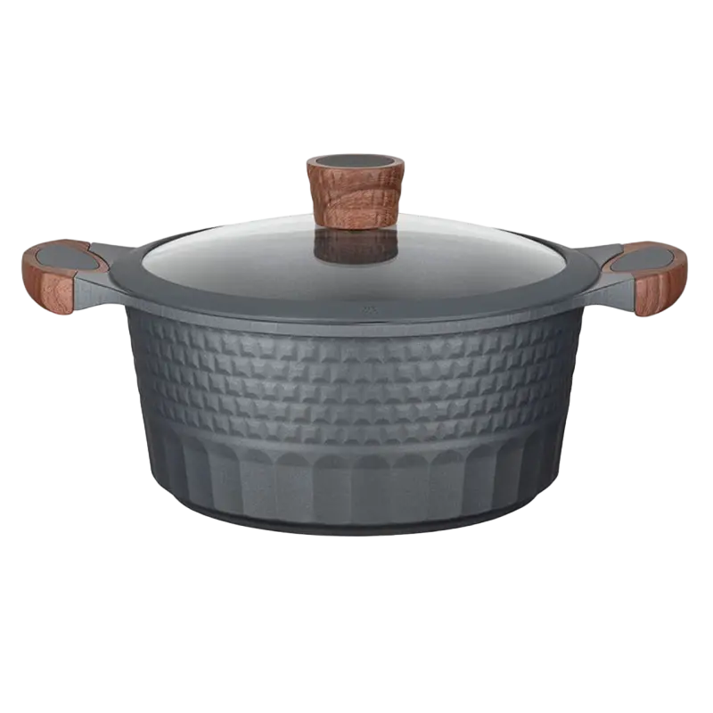 Кастрюля RESTO 93503, 5,3л, Чёрный