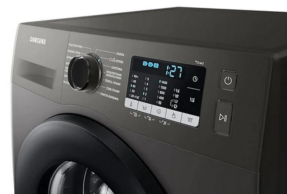 Mașină de spălat Samsung WW90TA047AX, 9kg, Oțel inoxidabil