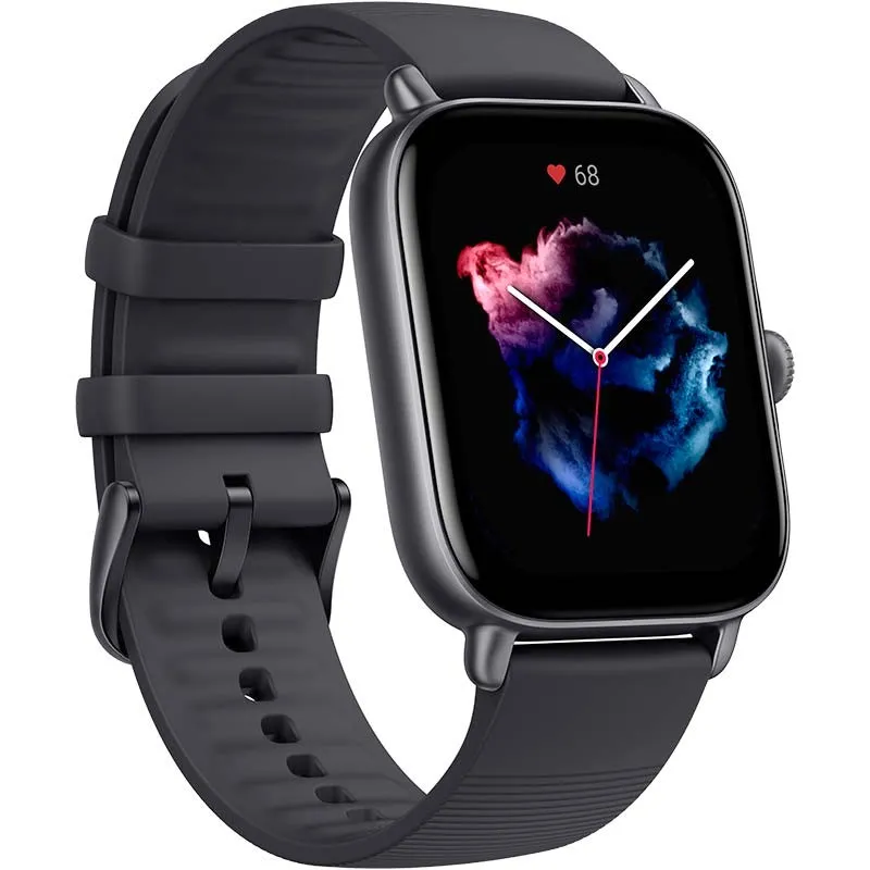 Ceas inteligent Xiaomi Amazfit GTS 3, 42mm, Grafit